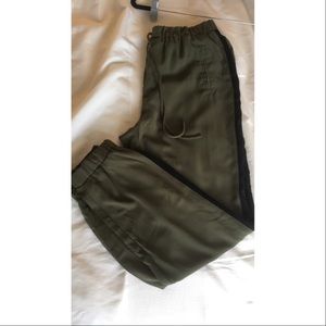 Olive joggers